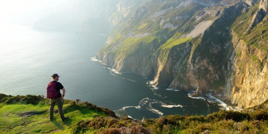 Hiking trails in Slieve League