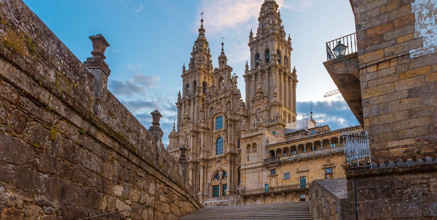 Visit Santiago de Compostela on Camino walking holiday