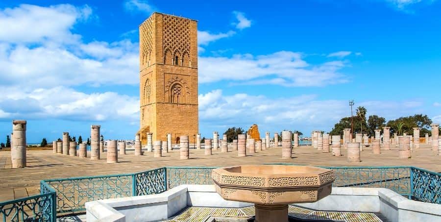 See Hassan Tower on guided tour of Rabat