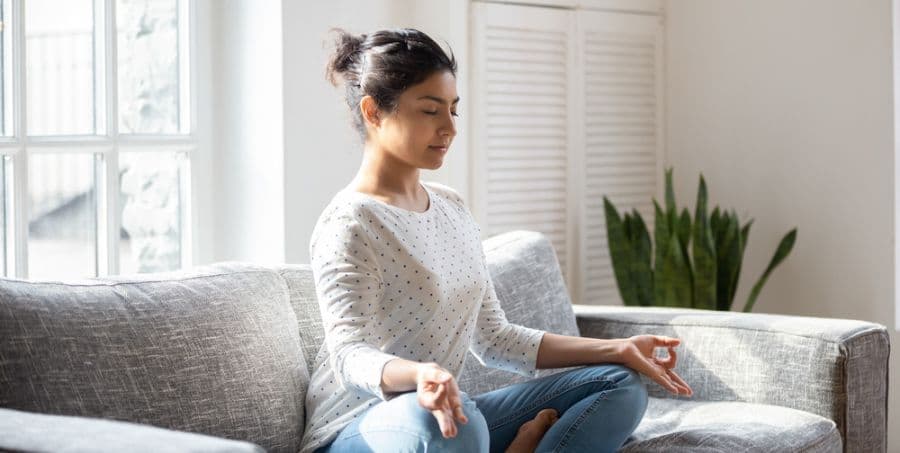 Mindful breathing helps to cope with stress